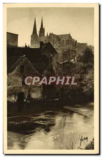 Cartes postales Chartres Matinee de Printemps sur les bords de l Eure