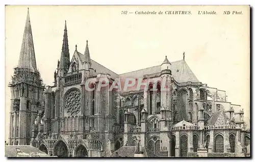 Ansichtskarte AK Cathedrale de Chartres L Abside
