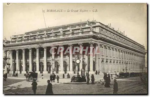 Cartes postales Bordeaux Le Grand Theatre