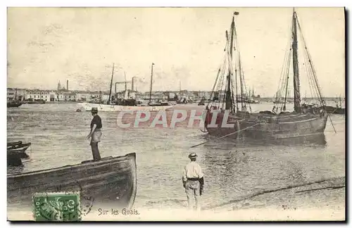 Cartes postales Bordeaux Sur les Quais Bateaux