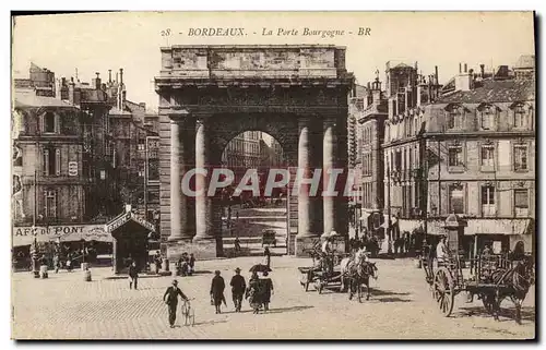 Cartes postales Bordeaux La Porte Bourgogne