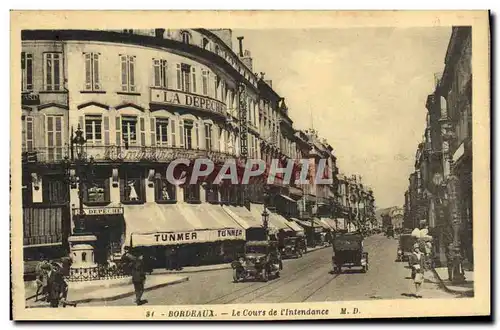 Cartes postales Bordeaux Le Cours de l Intendance Tunmer