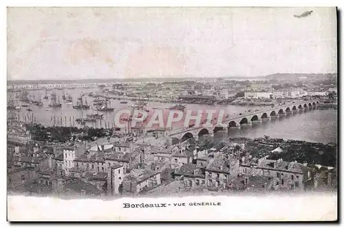 Cartes postales Bordeaux Vue Generale