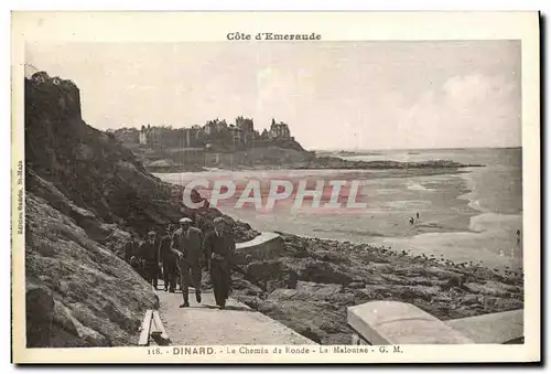 Ansichtskarte AK Dinard Le Chemin de Ronde La Malouine