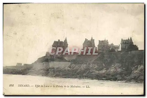 Ansichtskarte AK Dinard Effet de Lune a la Pointe de la Malouine