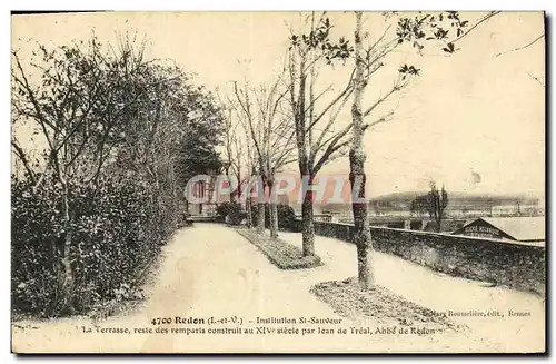 Cartes postales Redon Institution St Sauveur La terrasse