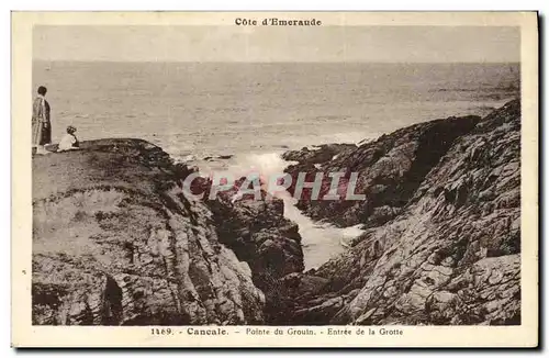 Cartes postales Cancale Pointe du Grouin Entree de la Grotte