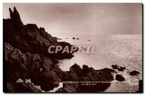 Ansichtskarte AK Cancale Le Rochers de la Pointe du Grouin Vus de la Mer