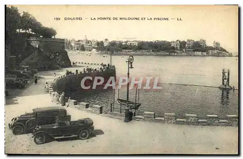 Ansichtskarte AK Dinard La Pointe de Malouine et la Piscine Automobile