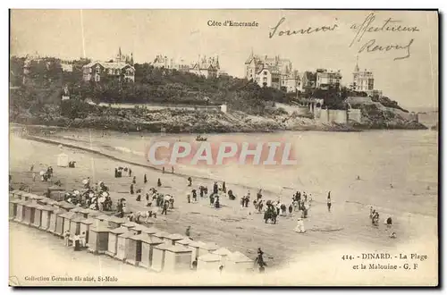 Cartes postales Dinard La Plage et la Malouine