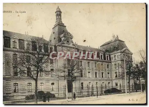 Cartes postales Rennes Le Lycee