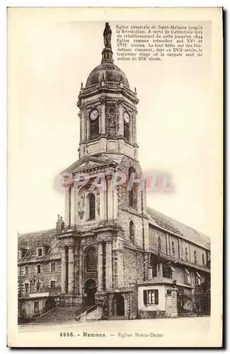 Cartes postales Rennes L Entree Principale du Thabor