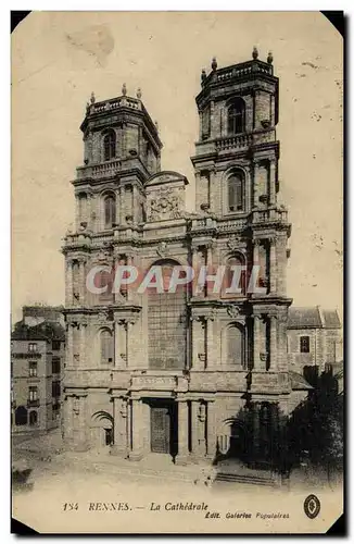 Cartes postales Rennes La Cathedrale