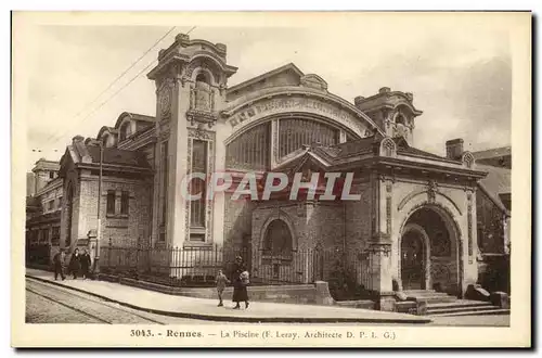 Cartes postales Rennes La Piscine