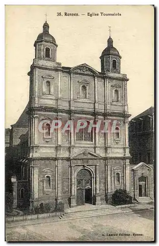 Ansichtskarte AK Rennes Eglise Toussaints