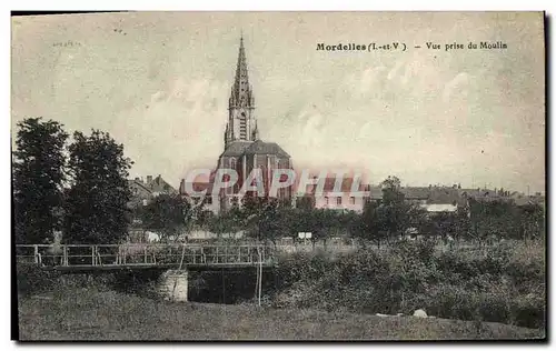 Cartes postales Mordelles Vue Prise du Moulis