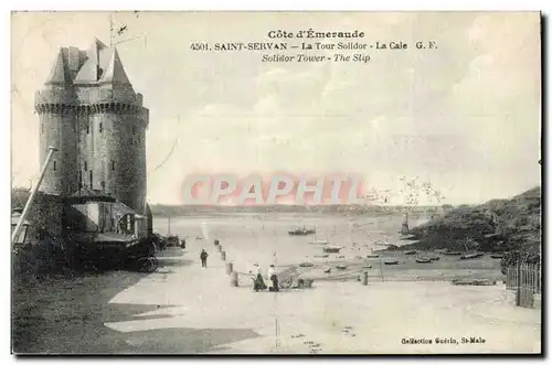 Cartes postales Saint Servan La Tour Solidor La Cale