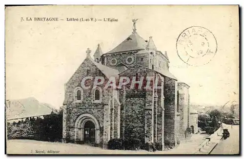 Cartes postales La Bretagne Liffre L eglise