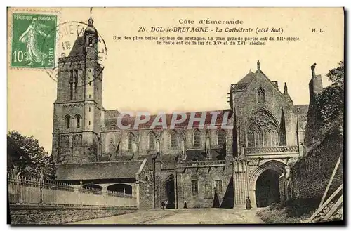 Cartes postales Dol de Bretagne La Cathedrale