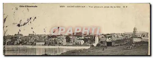 Cartes postales St Servan Vue Generale Prise de la Cite