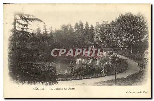 Ansichtskarte AK Beziers Le Plateau des Poetes