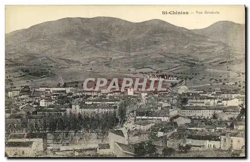 Cartes postales St Chinian Vue Generale