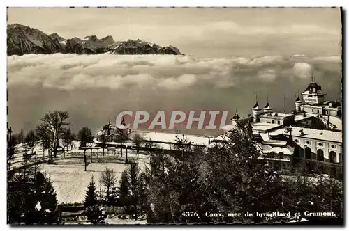 Moderne Karte Caux Mer de brouillard et Gramont