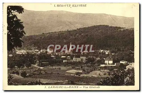 Ansichtskarte AK Lamalou les Bains Vue Generale