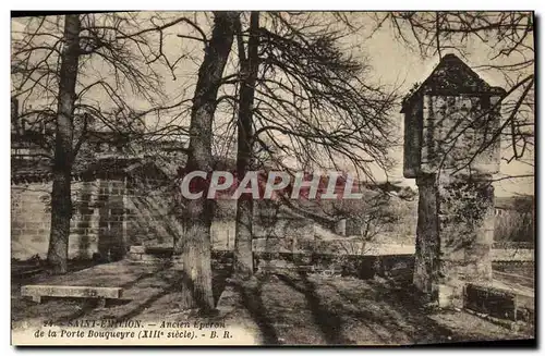 Cartes postales Saint Emilion Ancien eperon de la porte Bouqueyre