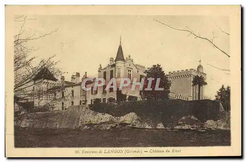 Cartes postales Environs de Langon Chateau du Rivet