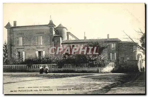 Cartes postales Puisseguin pres St Emilion Chateau De Puisseguin