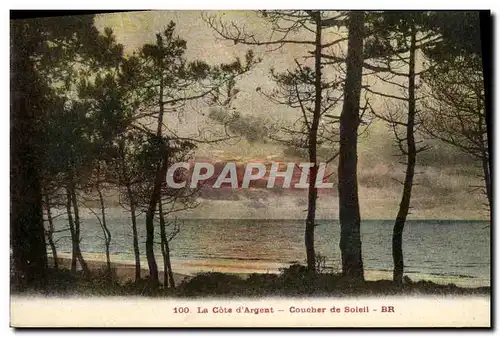 Cartes postales Libourne La Cote d Argent Coucher de Soleil