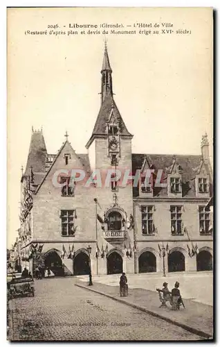 Cartes postales Libourne L Hotel de Ville