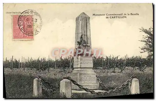 Ansichtskarte AK Monument Commemoratif de la Bataille de Castillon