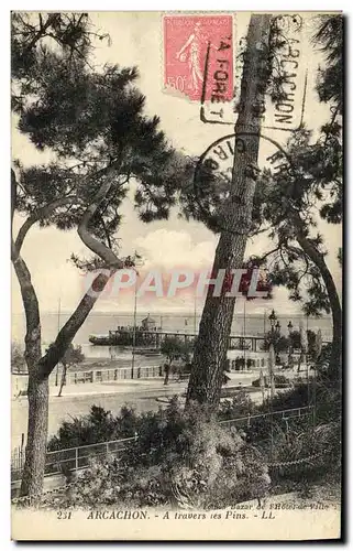 Cartes postales Arcachon A Travers Les Pins