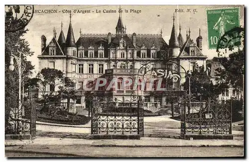 Cartes postales Arcachon Cote d Argent Le Casino de la Plage