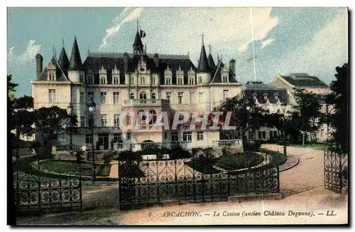 Ansichtskarte AK Arcachon Cote d Argent Le Casino Ancien chateau Deganne