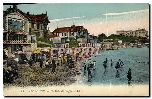 Cartes postales Arcachon Un Coin de Plage