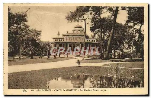 Cartes postales Cote D Argent Arcachon Le Casino Mauresque