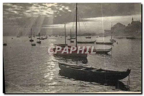 Cartes postales Cote D Argent Arcachon Effet de nuages sur le bassin