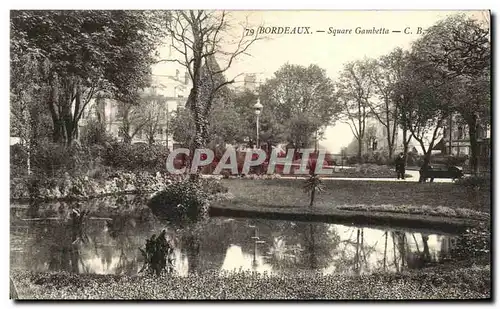 Cartes postales Bordeaux Square Gambetta