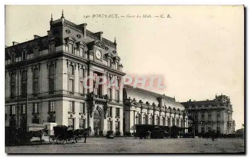 Cartes postales Bordeaux Gare du Midi