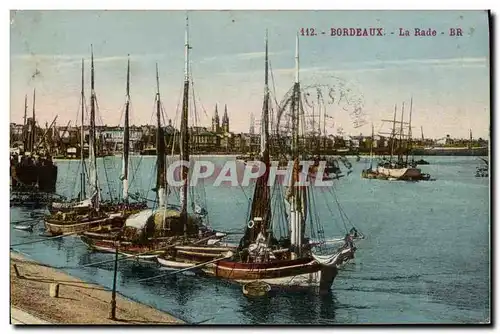 Cartes postales Bordeaux La Rade Bateaux