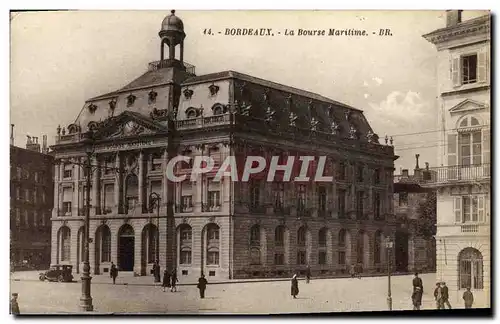 Ansichtskarte AK Bordeaux La Bourse Maritime