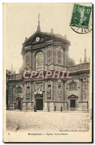 Cartes postales Bordeaux Eglise Notre Dame