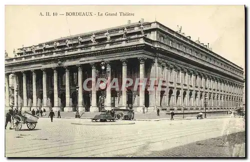 Cartes postales Bordeaux Le Grand Theatre