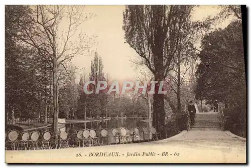 Cartes postales Bordeaux Jardin Public