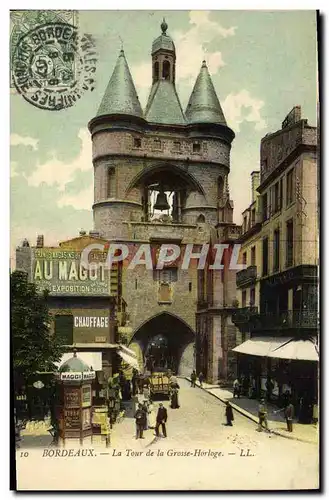 Cartes postales Bordeaux La Tour de la Grosse Horloge Maggi