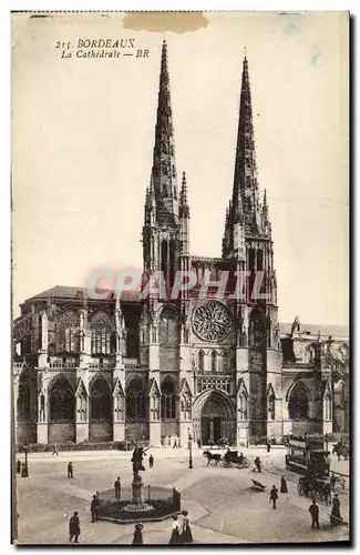 Cartes postales Bordeaux La Cathedrale