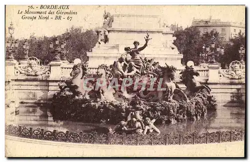 Cartes postales Bordeaux Le Monument des Girondins